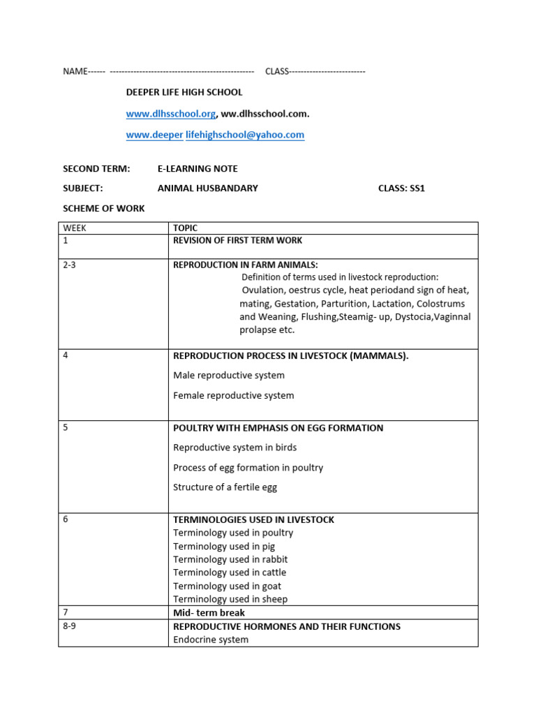 ESSENTIAL ANIMAL HUSBANDRY TEXTBOOK PDF NIGERIA FREE DOWNLOAD visual data 8