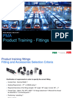 PMA Product Training - Fittings March 2017