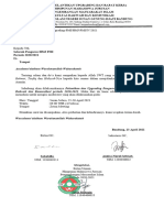 Surat Undangan Peserta Pelantikan