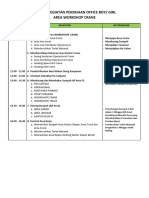 Draft - Jadwal Kegiatan Area Workshop Crane 2022