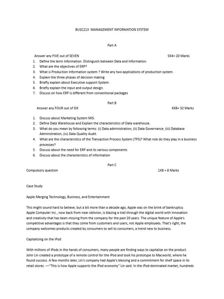 Apple: Leveraging Data for Success | PDF | I Phone | I Pod