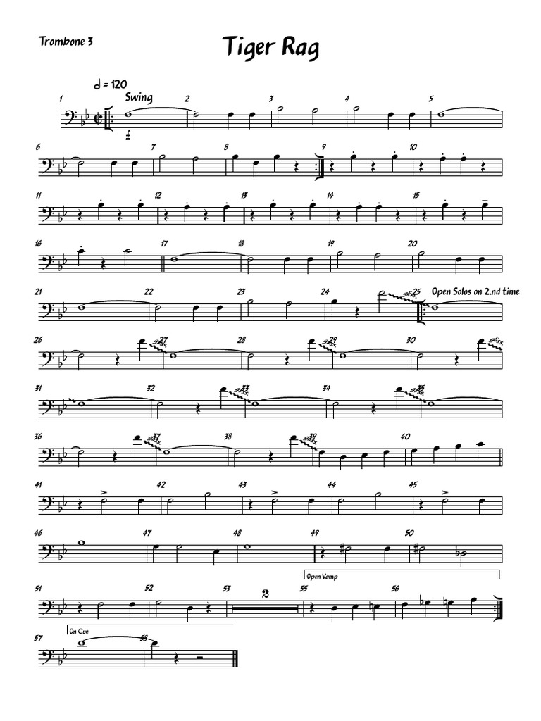 Tiger Rag-Trombone 3 | PDF