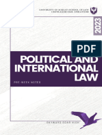UMak BarOps Pre-Week Notes - Political Law and Public International Law