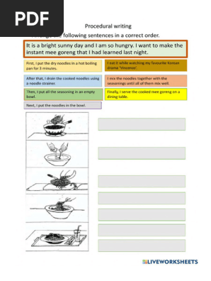 procedural writing