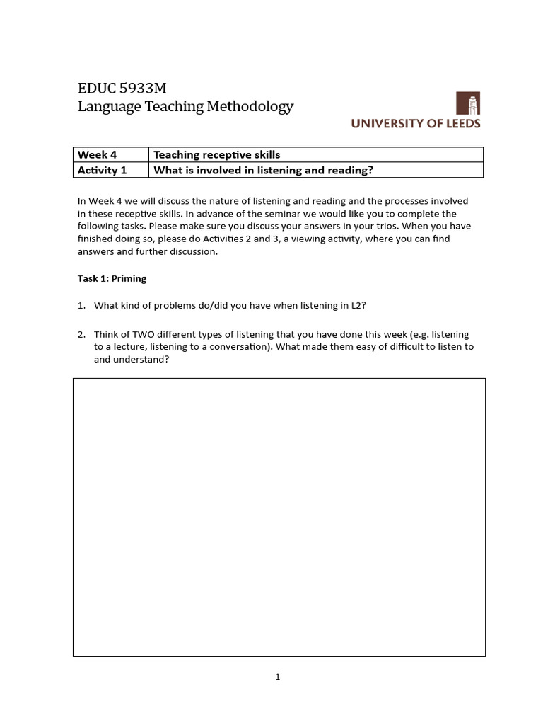 W4 activity 1 pdf reading comprehension top down and bottom up design