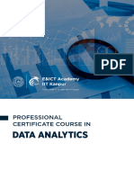 Professional Certificate Course in Data Analytics E & ICT Academy, IIT Kanpur