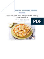 French Apple Tart Recipe With Pastry Cream Recipe