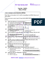 Test-7 Cell Cycle (Key)