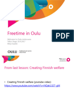 Freetime in Oulu