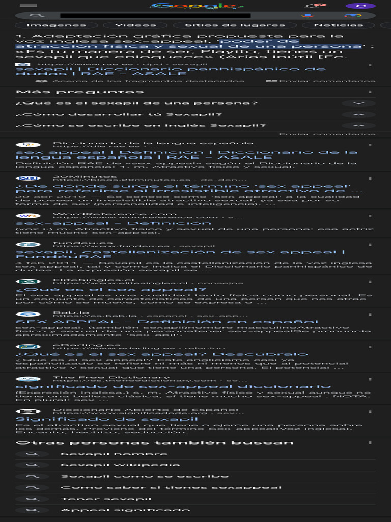 Sexapil Significado - Buscar Con Google PDF Atracción sexual Relaciones íntimas