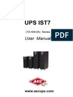 Manual UPS IST7 40KVA