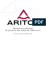 Aritco 7000 Maintenance Manual