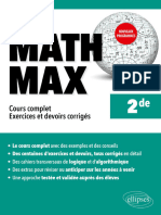 Math Max Seconde Cours Complet, Exercices Et Devoirs Corrigés Nouveaux
