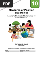 Math 10 - Q4 - Mod1 - Measures of Position (Quartiles) - Estrella - Ba-As - BGO - 4