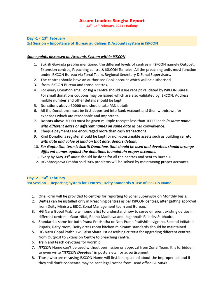 Assam Leaders Sangha Report 2024 Pdf
