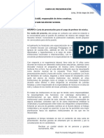 CARTA de PRESENTACIÓN