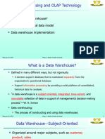 ICS 2408 - Lecture 3 and 4 - Data Warehouse and OLAP