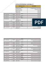 Schedule Autocad Pro-Class Batch 10