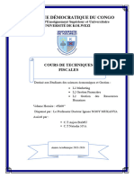 Syllabus Des Techniques Fiscales