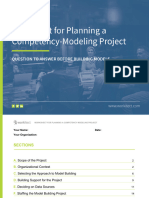 Worksheet For Planning A Competency Modeling Project