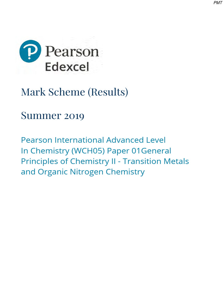 EDEXCEL INTERNATIONAL A LEVEL CHEMISTRY PAST PAPERS visual data 3