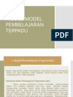 Model Model Pembelajaran TERPADU