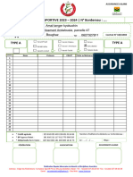 Bordereau Assurance 2023 2024