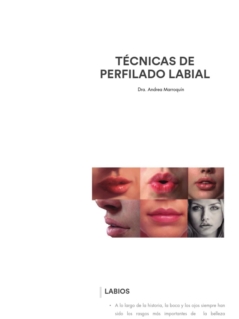 Tecnicas de Perfilado Labial | PDF | Anatomía humana | Cara