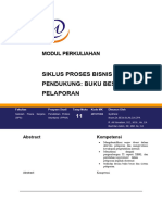 Modul 11 - Siklus Proses Bisnis Pendukung Buku Besar Dan Pelaporan