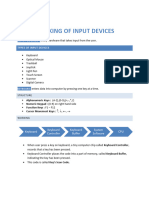 Working of in Put Devices