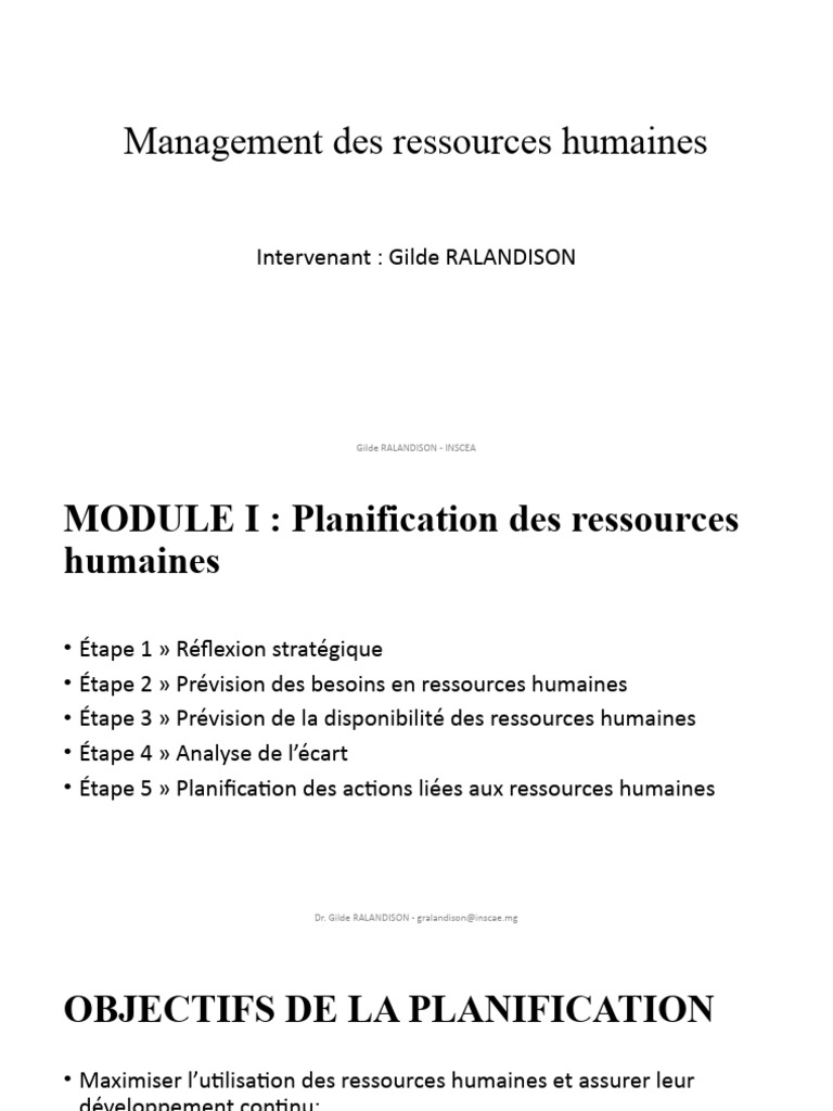 Outils Rh Pdf Recrutement Gestion Des Ressources Humaines
