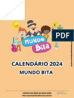 Calendário 2024 Mundo Bita