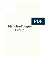 Manchu-Tungus Group 13. Manchu
