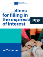 Guidelines For Filling in The EoI in Jems