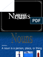Dokumen - Tips - Nouns A Person A Thing A Place A Noun Is A Person Place or Thing Definition
