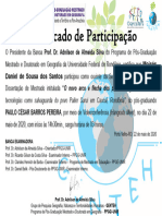 Moises Certificado de Participacao Defesa Paulo