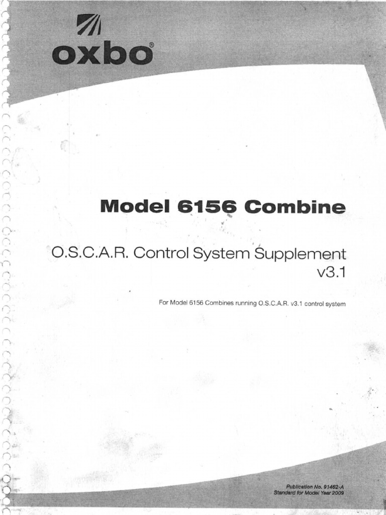 Oxbo 6156 Combine | PDF