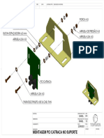 Suporte PCI Catraca Montado