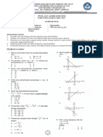 Ujian Pas Matematika SMP Kls 8 Ganjil