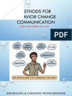 Methods For Behavior Change Communication