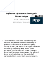 Influence of Nanotechnology in Cosmetology: by Dr. S.Sreeremya Faculty of Biology