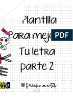 Plantillas Para Mejorar Tu Letra(Parte 2)