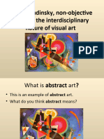Vasily Kandinsky, Non-Objective Art, and The Interdisciplinary Nature of Visual Art