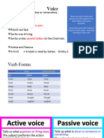 Active Passive Voice