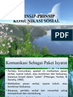 Prinsip - Prinsip Komunikasi Sosial