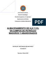 Parcial I Almacenamiento e Co2 y H2S en Campos de Petroleos Maduros y Jovenes Jesus Miguel Bellorin Parica. Comp y Mod 020224