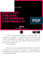 Jurisprudência em Teses 229 - REGISTROS PÚBLICOS, CARTORÁRIOS E NOTARIAIS VI