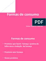 Slide Formas de Consumo Do Tabaco