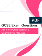 GCSE Exam Questions Area of A Quadrilateral