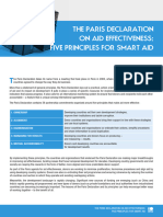 Paris Declaration On Aid Effectiveness